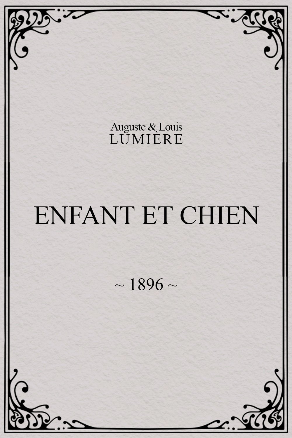 Enfant et chien