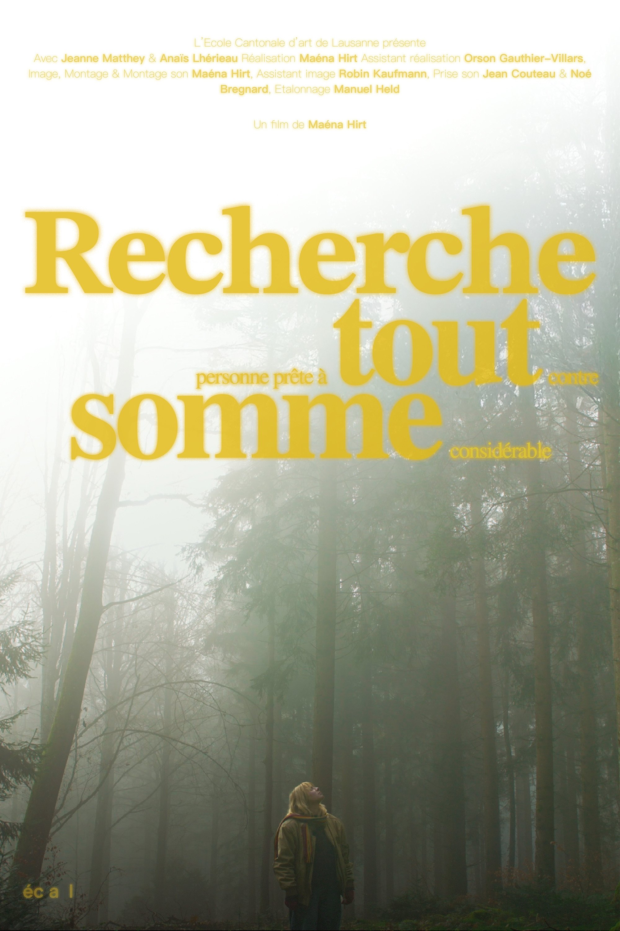 Recherche personne prête à tout contre somme considérable