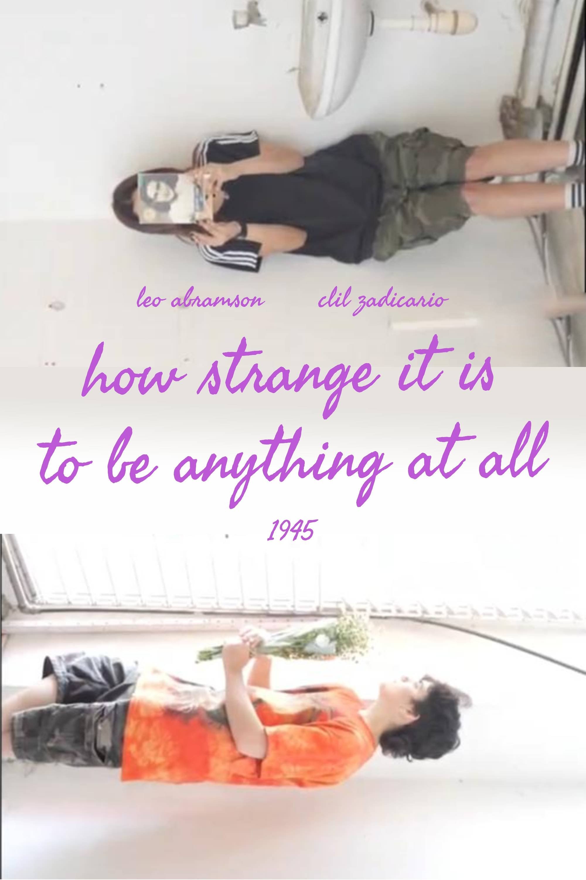 how strange it is to be anything at all