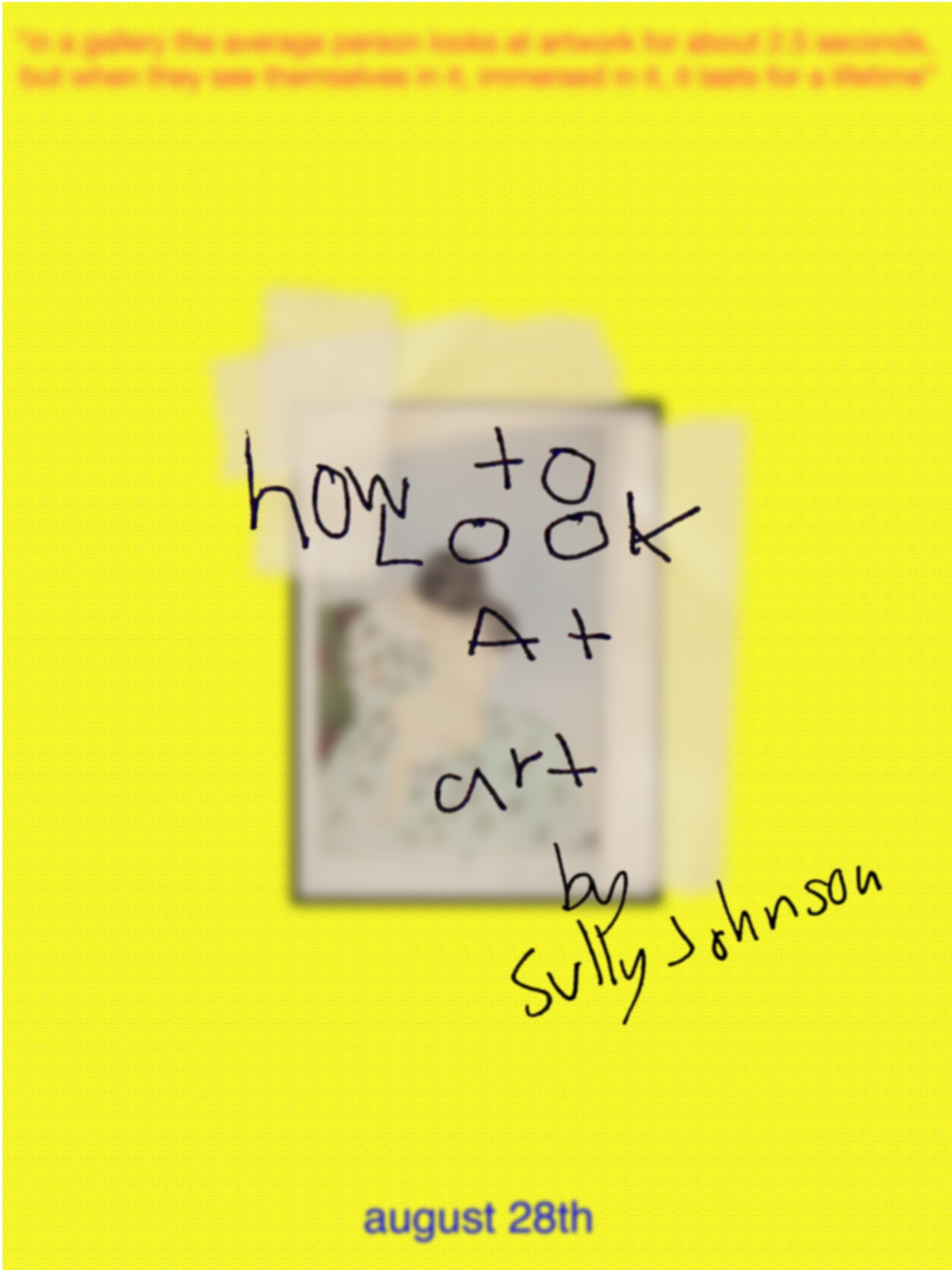 How to Look at Art