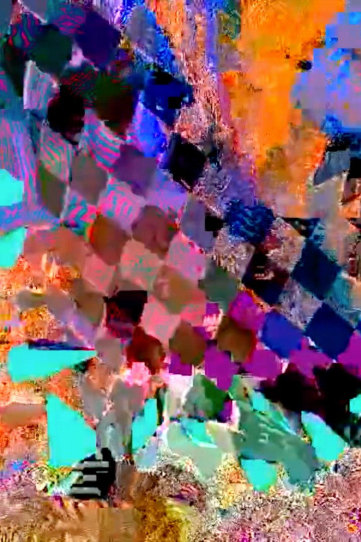 sheet metal fence with dry leaves