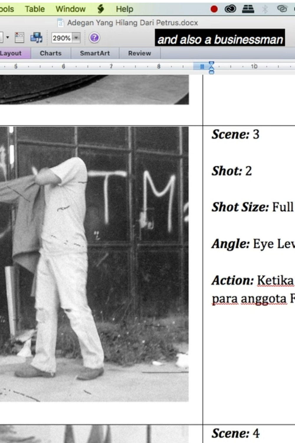Missing Scene From Mysterious Shooter - #draft 4
