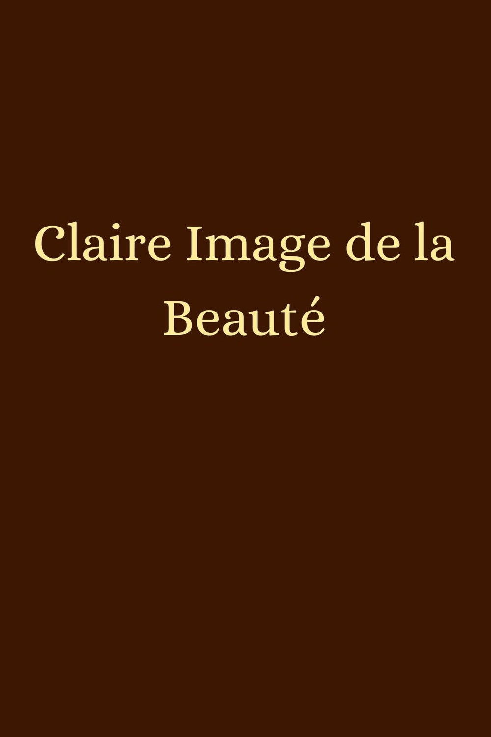 Claire Image de la Beauté