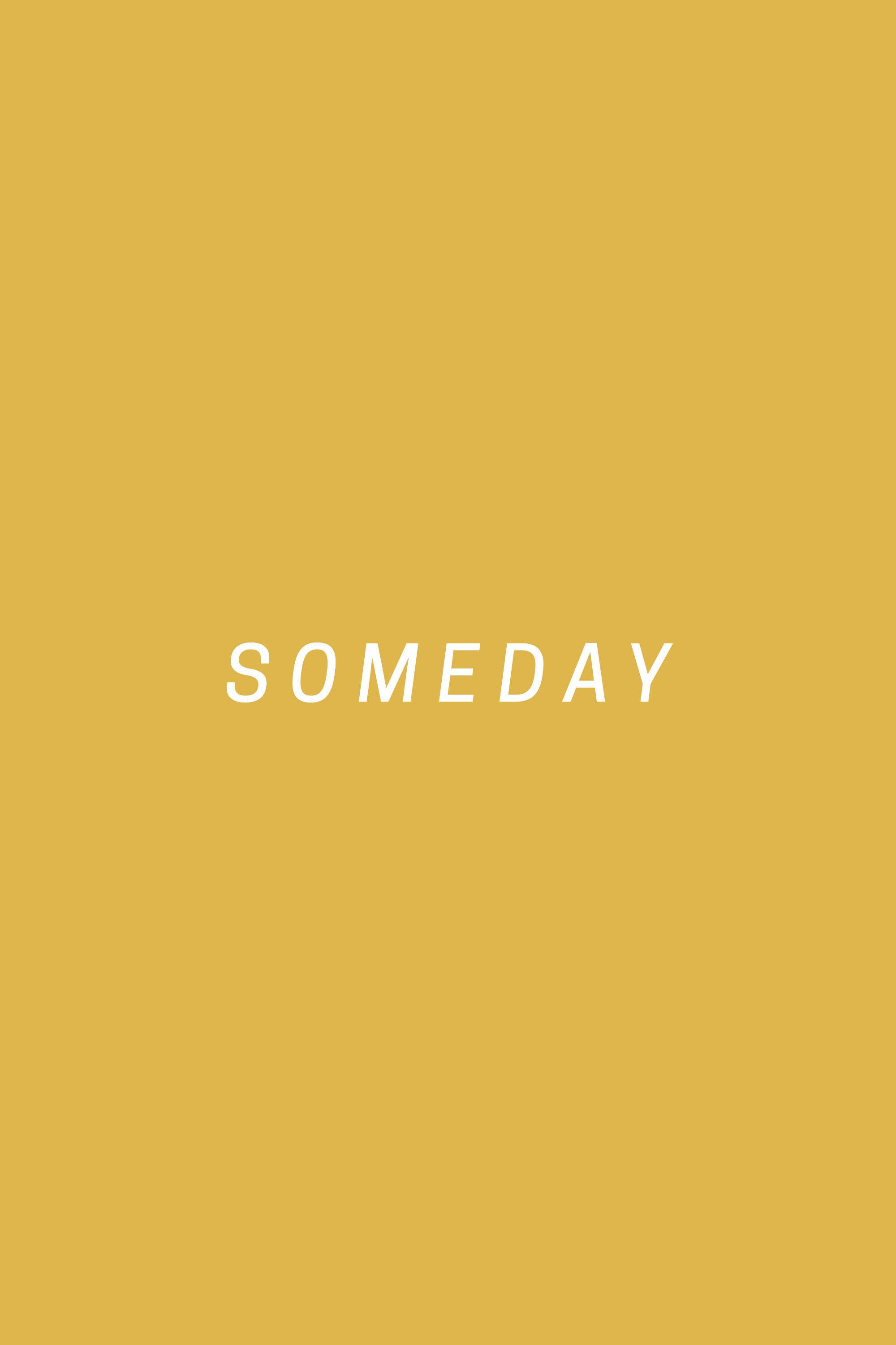 Someday