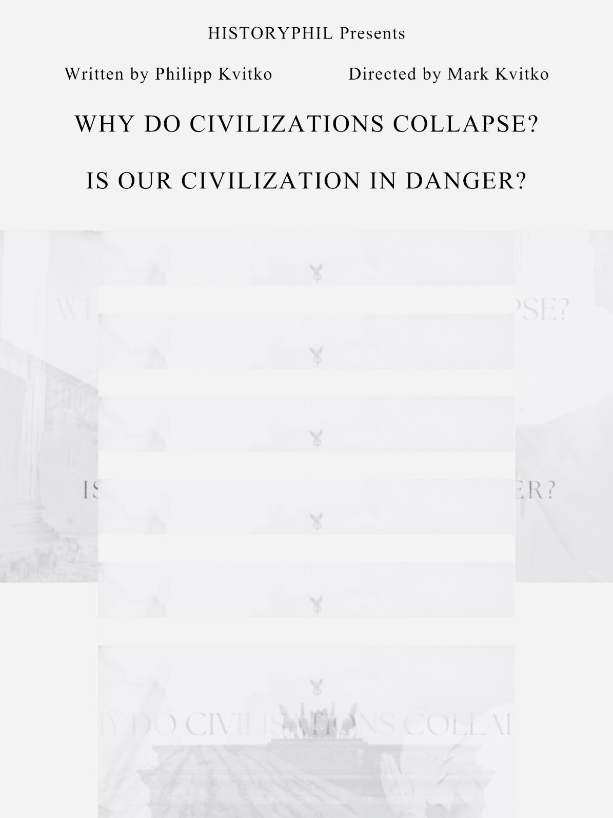 Why Do Civilisations Collapse?