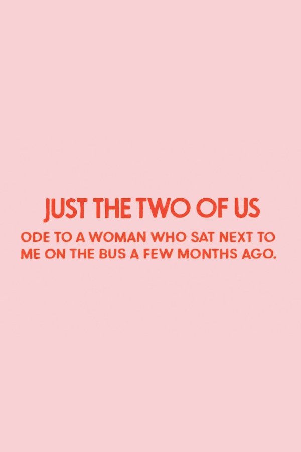 Just the Two of Us
