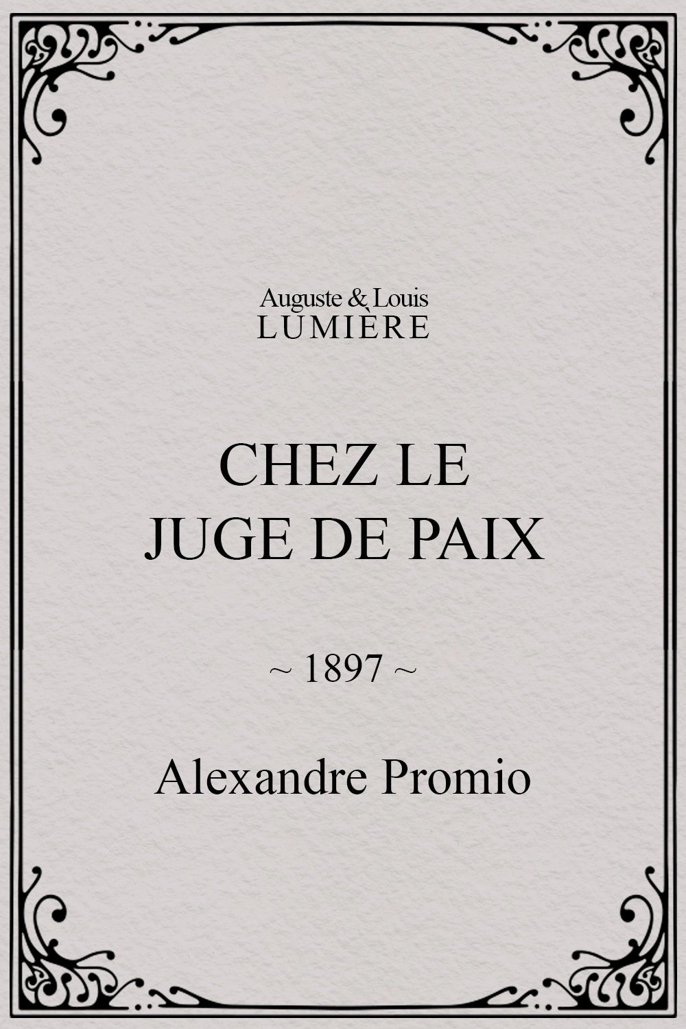 Chez le juge de paix