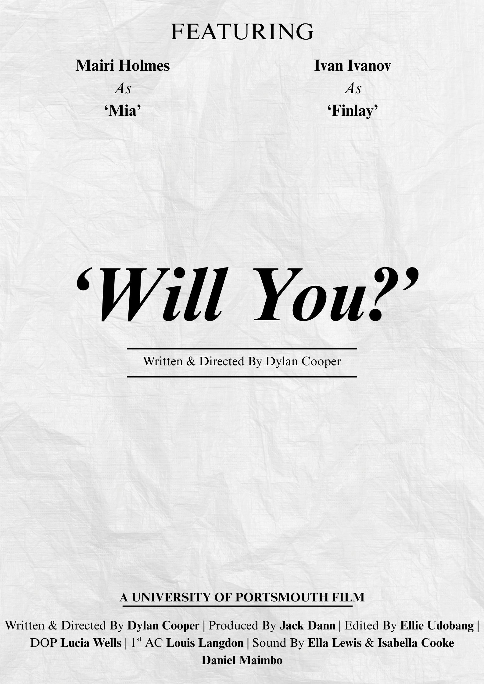 'Will You'