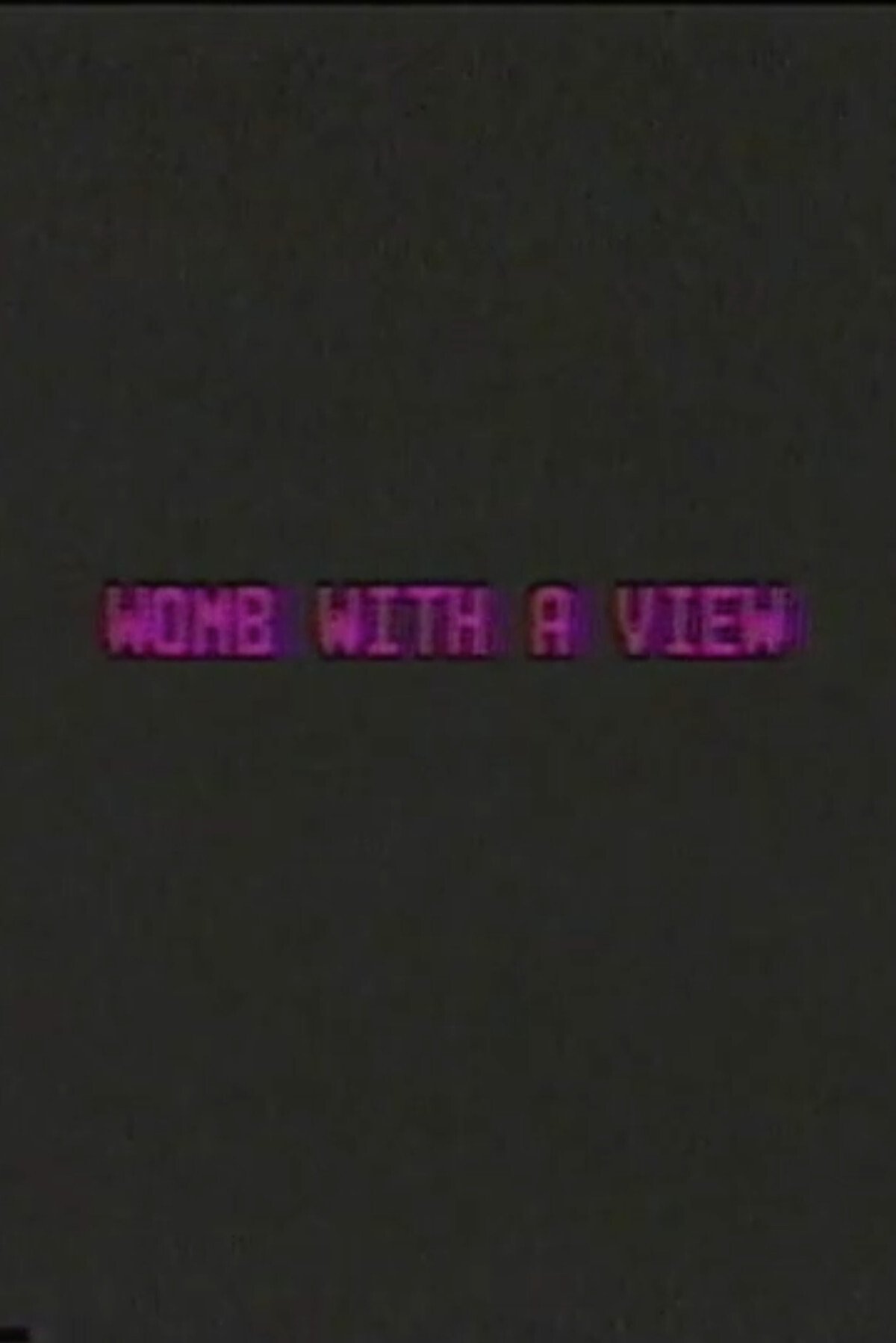 Womb with a View