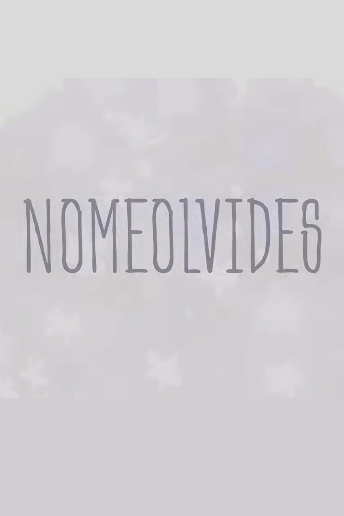 No me Olvides