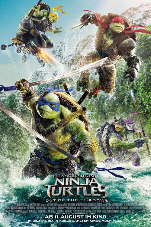 Poster für Teenage Mutant Ninja Turtles: Out of the Shadows