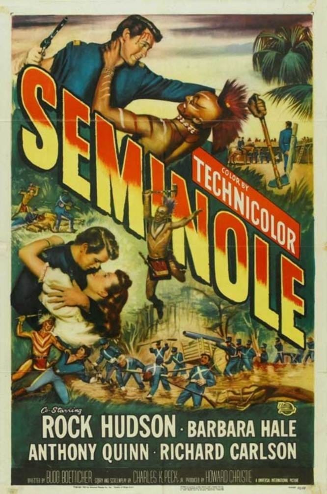 Seminole (1953) Rock Hudson, Barbara Hale