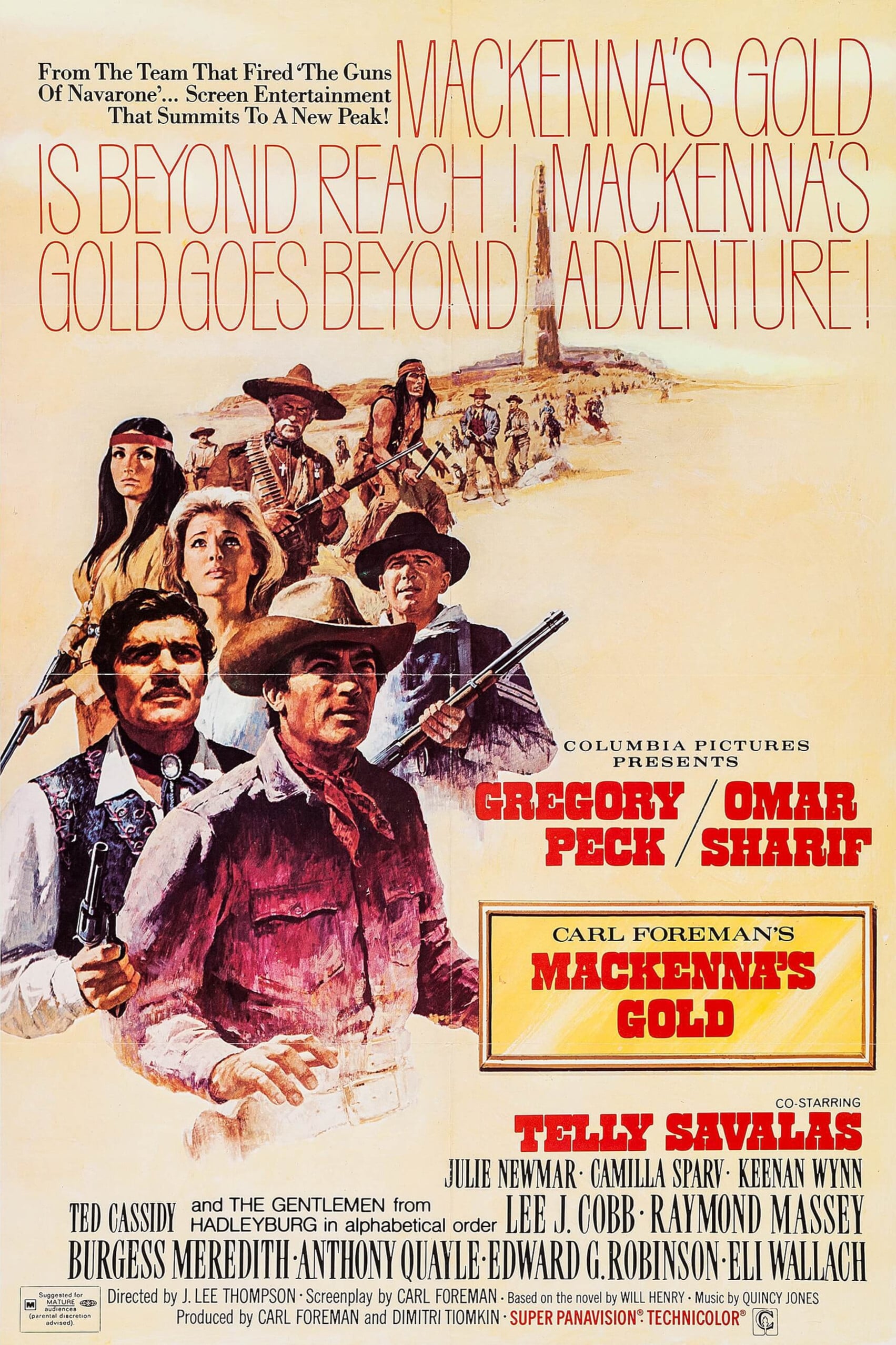 Mackennas Gold (Columbia 1969, Omar Sharif, Gregory Peck) | Memorable TV