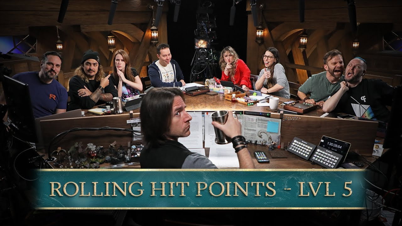 Critical Role - Season 0 Episode 118 : Level Up: Our Campaign 3 Party Rolls Hit Points For Level 5!