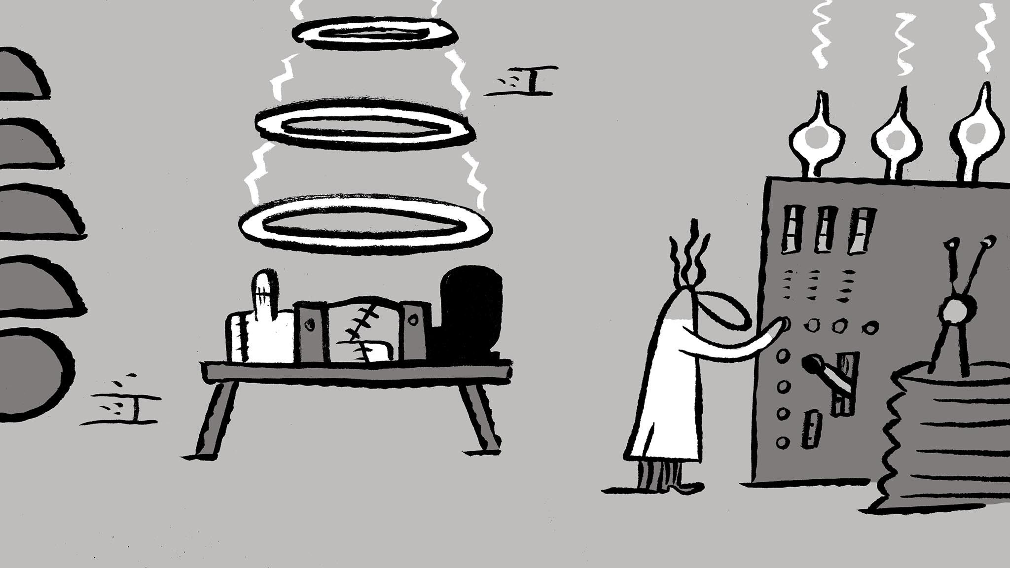 one minute movies: Frankenstein’s Human Resources