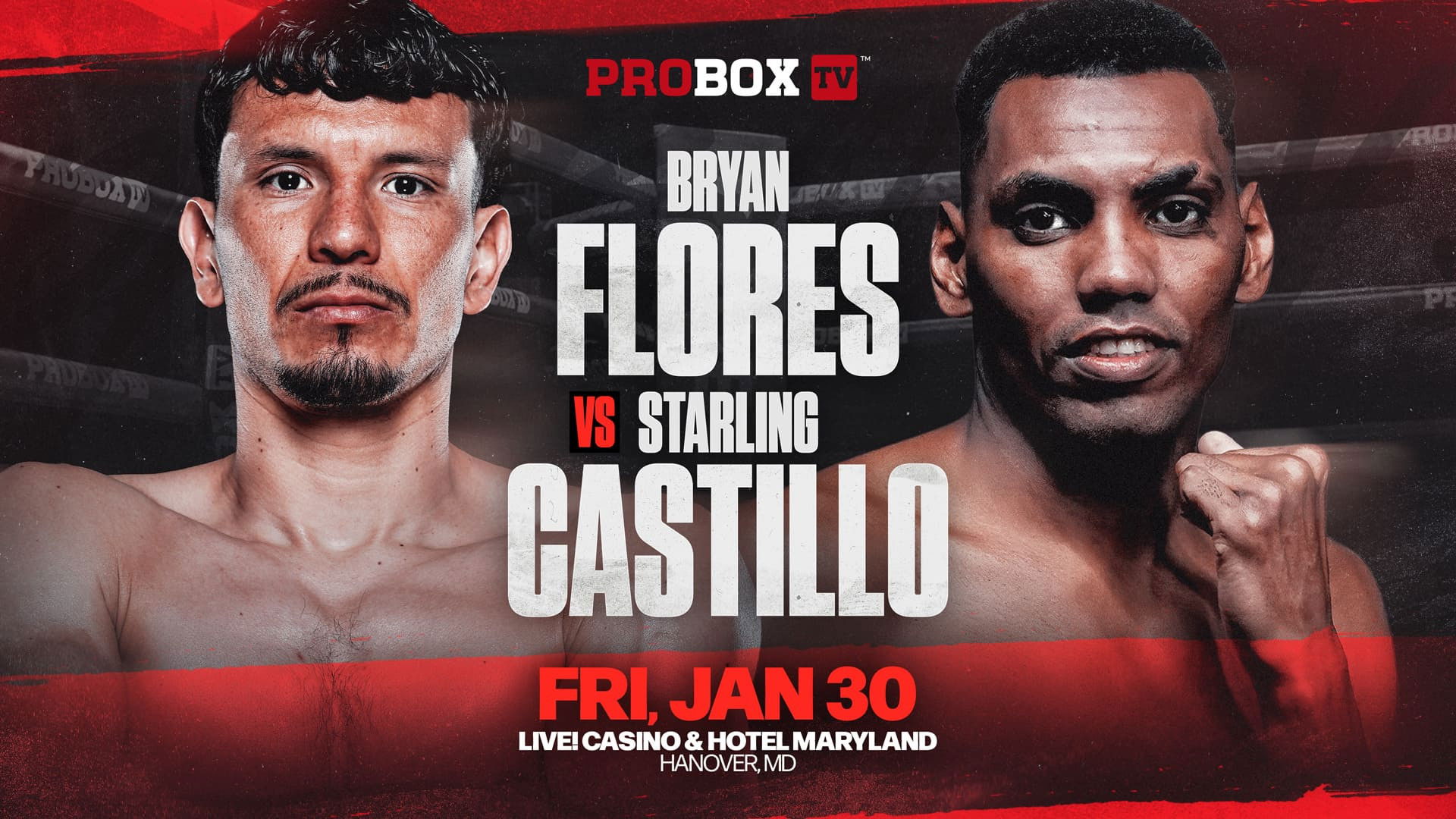 Bryan Flores vs. Starling Castillo