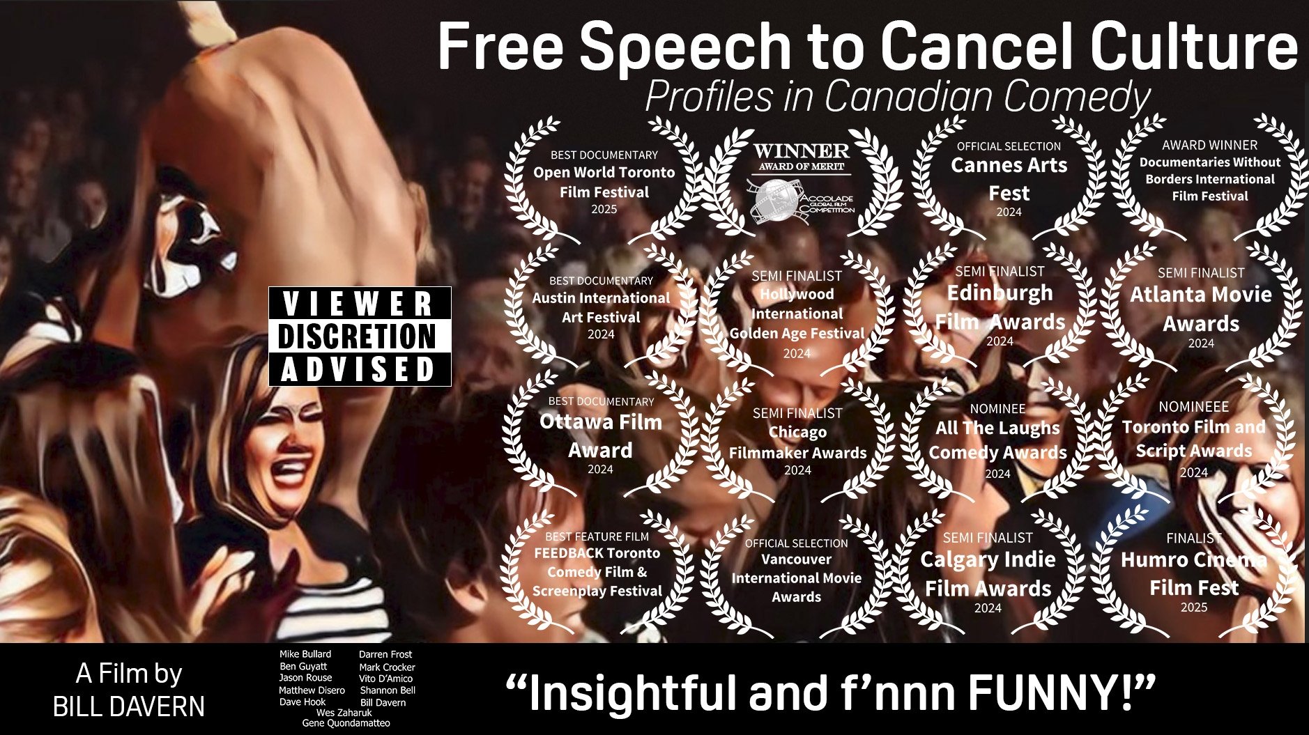 Free Speech to Cancel Culture: Profiles in Canadian Comedy