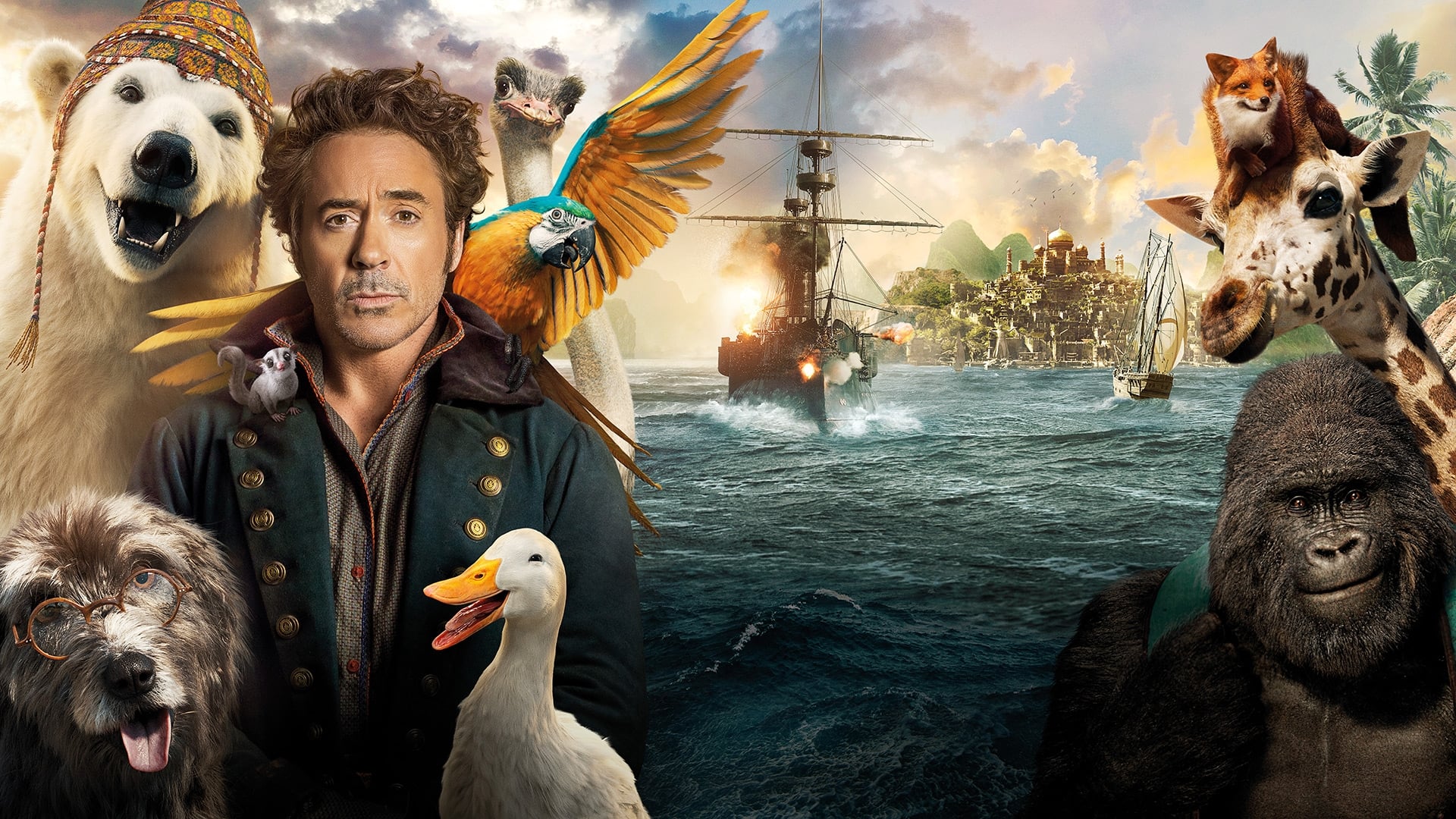 Die fantastische Reise des Dr. Dolittle (2020) . Film Wallpaper