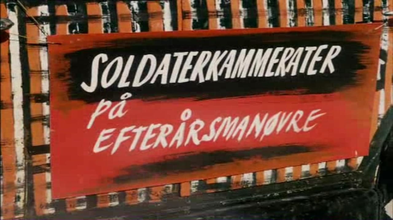 Soldaterkammerater paa efteraarsmanøvre