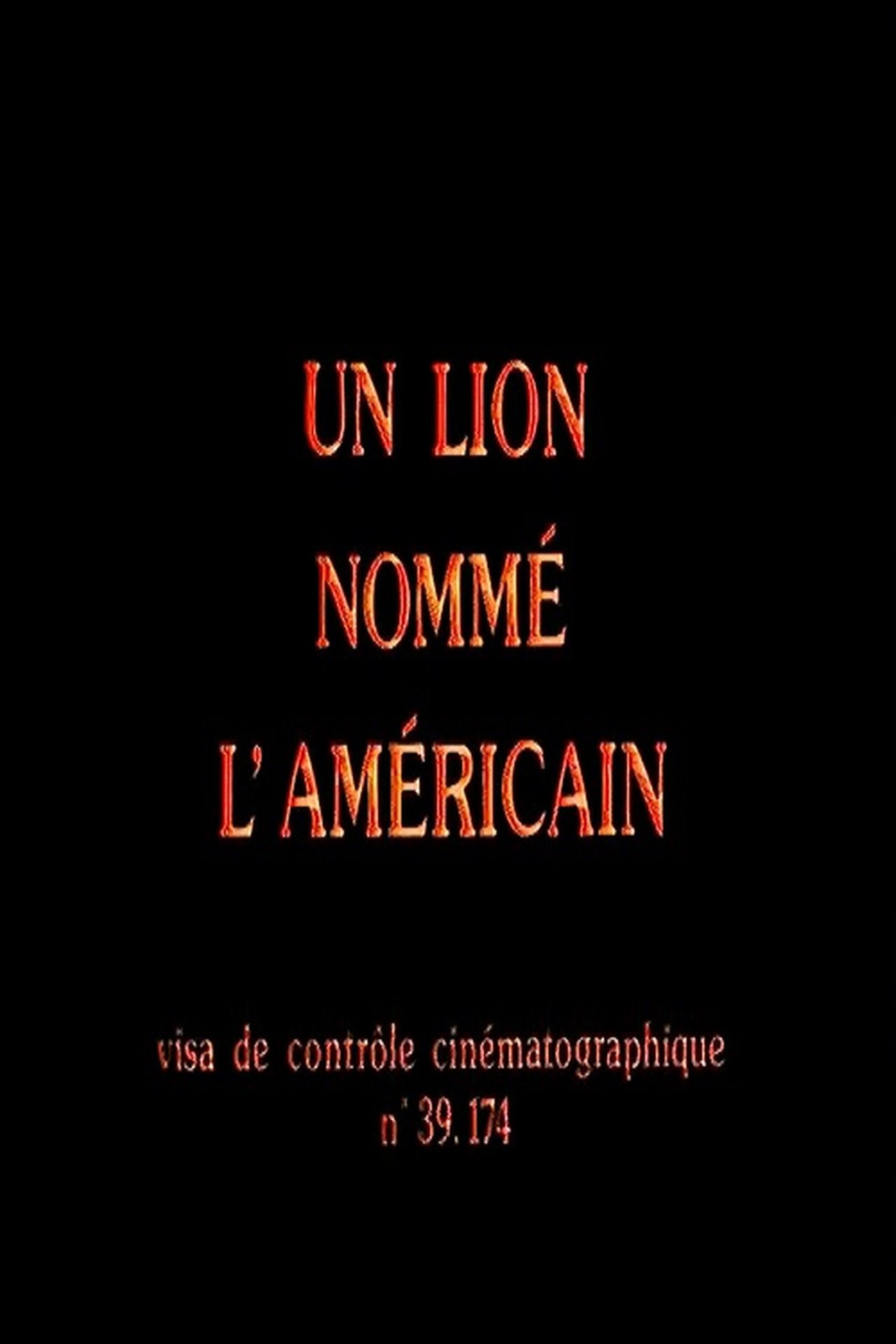 Un lion nommÃ© l'AmÃ©ricain