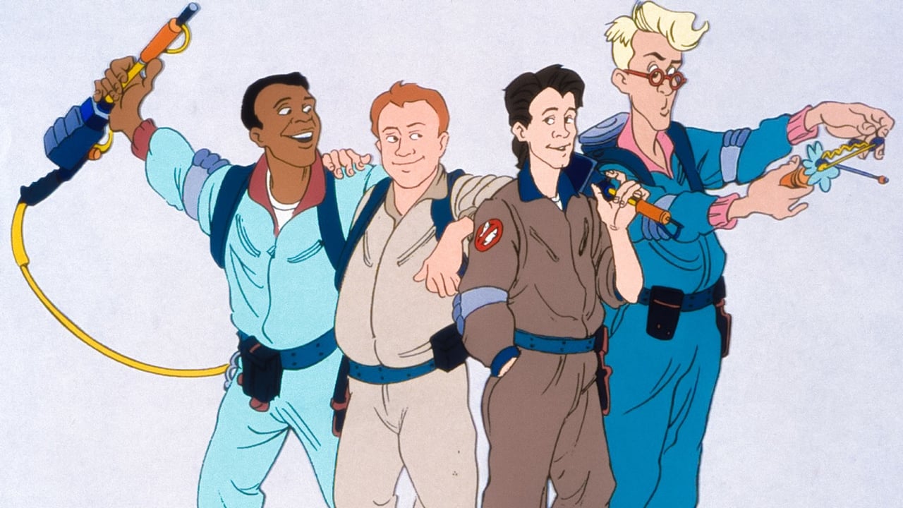 Cartoon ghostbusters