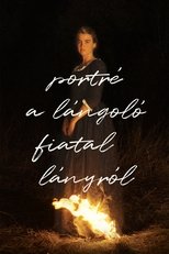 Portré a lángoló fiatal lányról