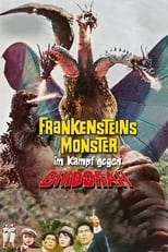 Frankensteins Monster im Kampf gegen Ghidorah