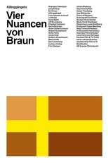 Vier Nuancen von Braun