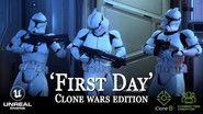 First Day - Clone Wars Edition