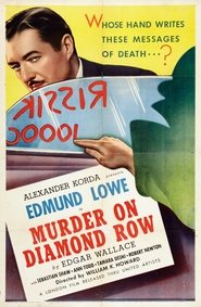 Murder on Diamond Row Film Plakat