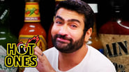 Kumail Nanjiani Sweats Intensely While Eating Spicy Wings