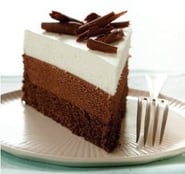 Triple-Chocolate Mousse Cake