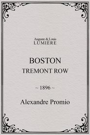 Boston, Tremont row