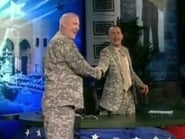 Stephen broadcasts from Iraq, Command Sgt. Major Frank Grippe