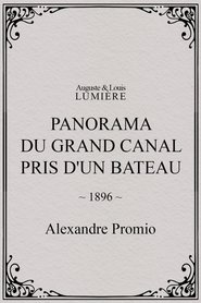 Panorama du grand Canal pris d'un bateau