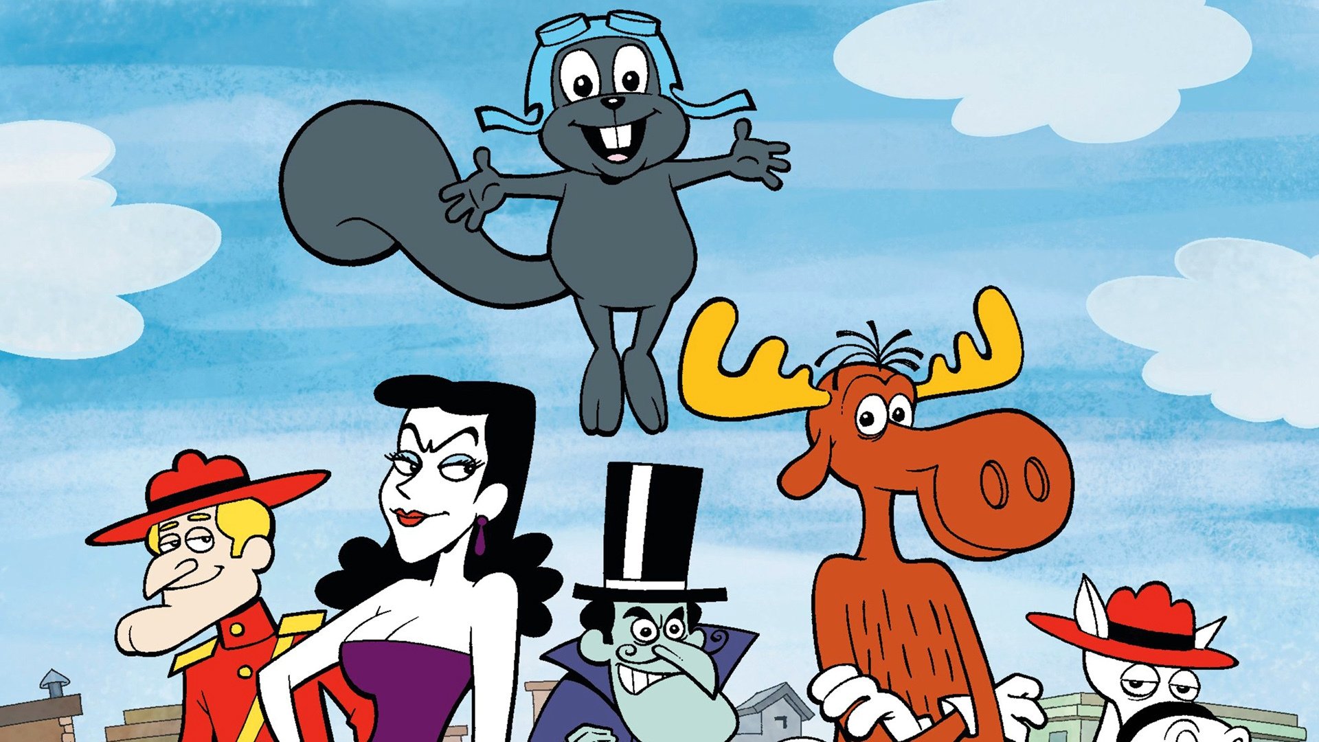 The Bullwinkle Show Season 2 Episode 86 : Rocky & Bullwinkle - Upsidaisium (35) - It Takes Two to Tangle