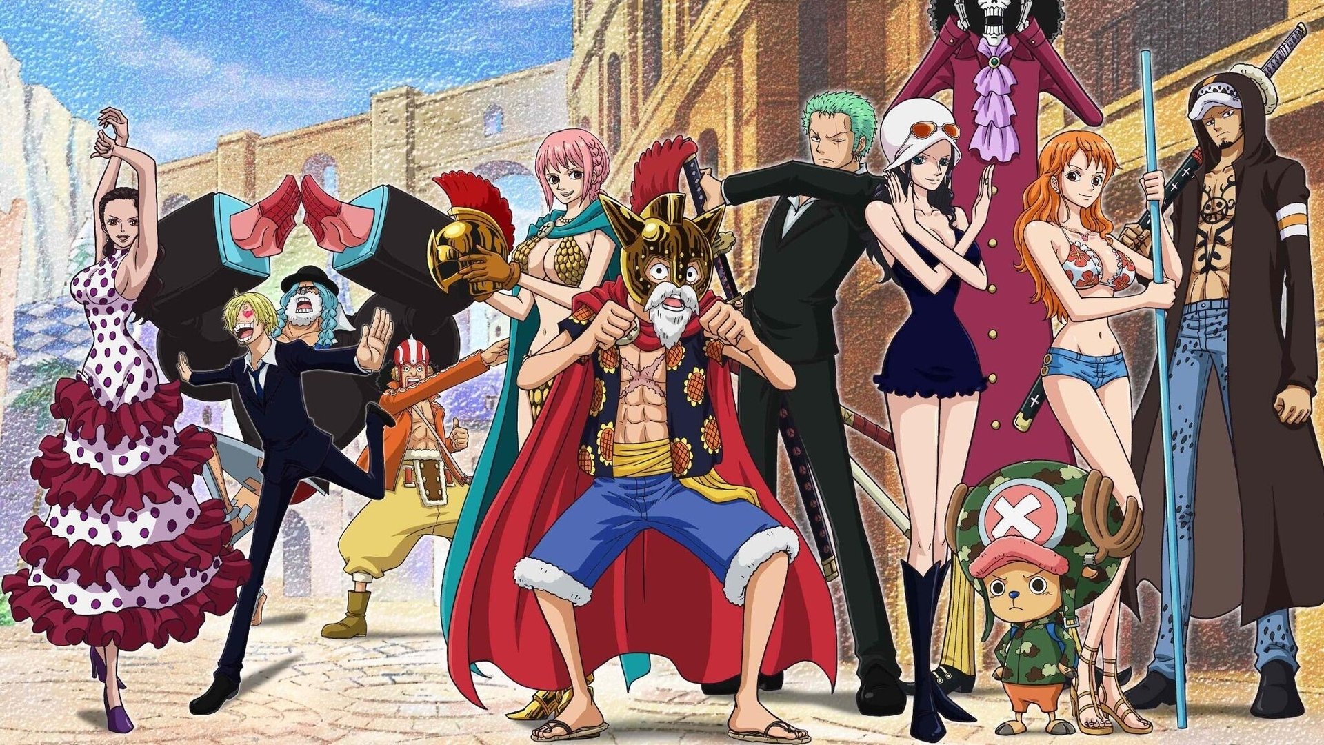 One Piece Season 7 Episode 211 : Round 2! Shoot it into the Groggy Ring!