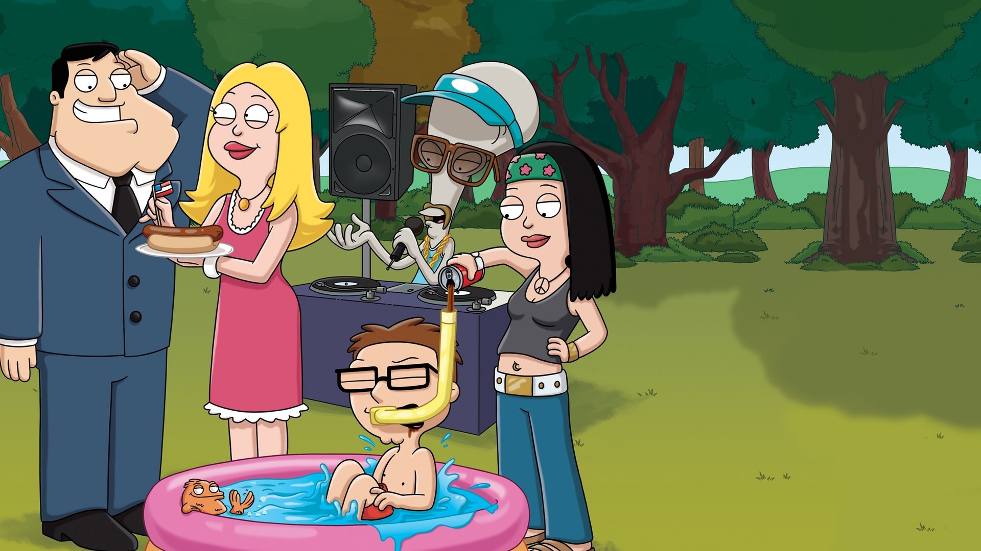 American Dad! Season 3 Episode 1 : Camp Refoogee