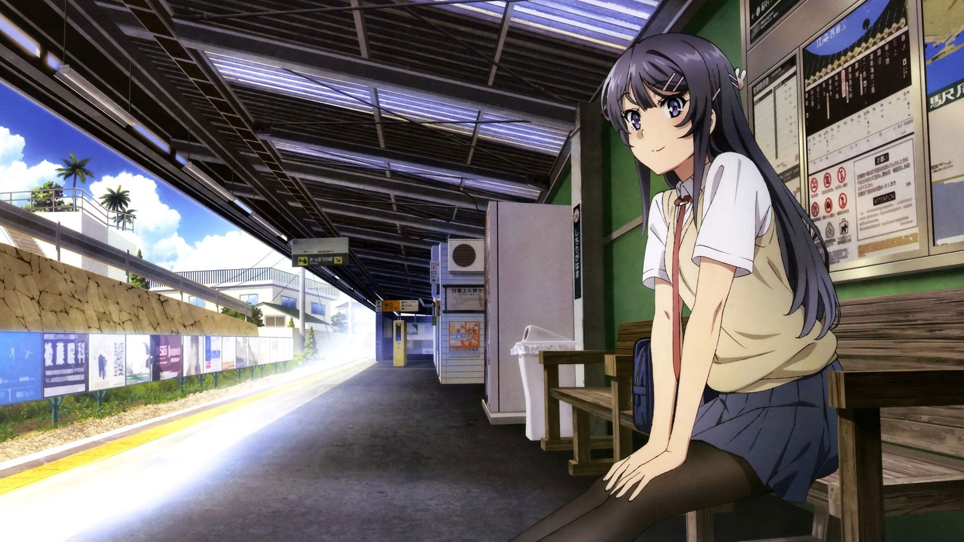 Rascal Does Not Dream of Bunny Girl Senpai Season 1 Episode 8 : Wash It All Away on a Stormy Night