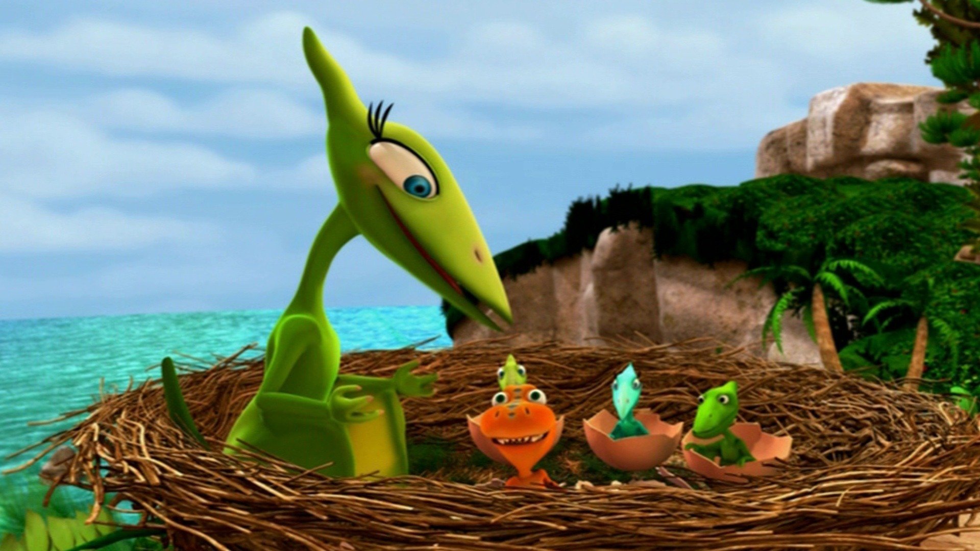 Dinosaur Train Season 1 Episode 6 : Flowers for Mom