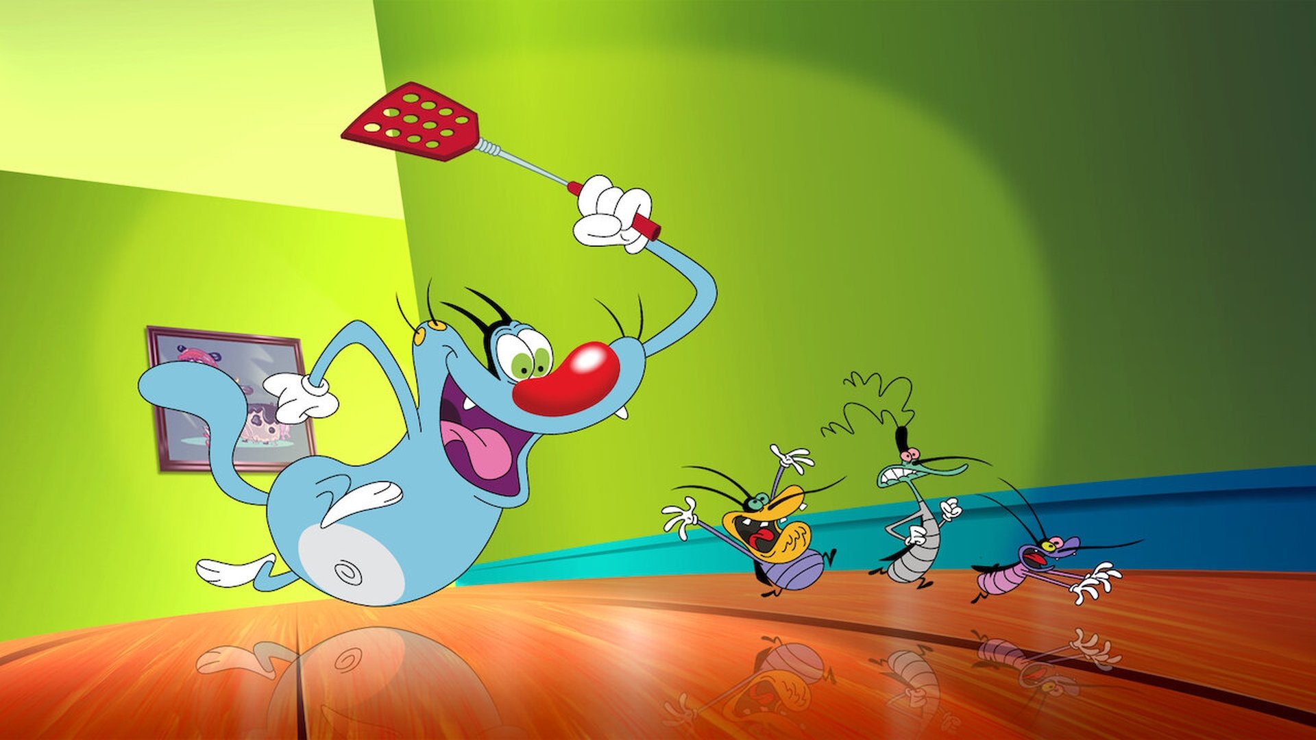 Oggy and the Cockroaches Season 8 Episode 5 : Wool Ball Madness