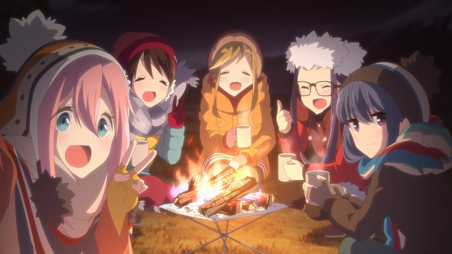 Laid-Back Camp Season 3 Episode 9 : Touring and Checking Out the Cherry Blossoms