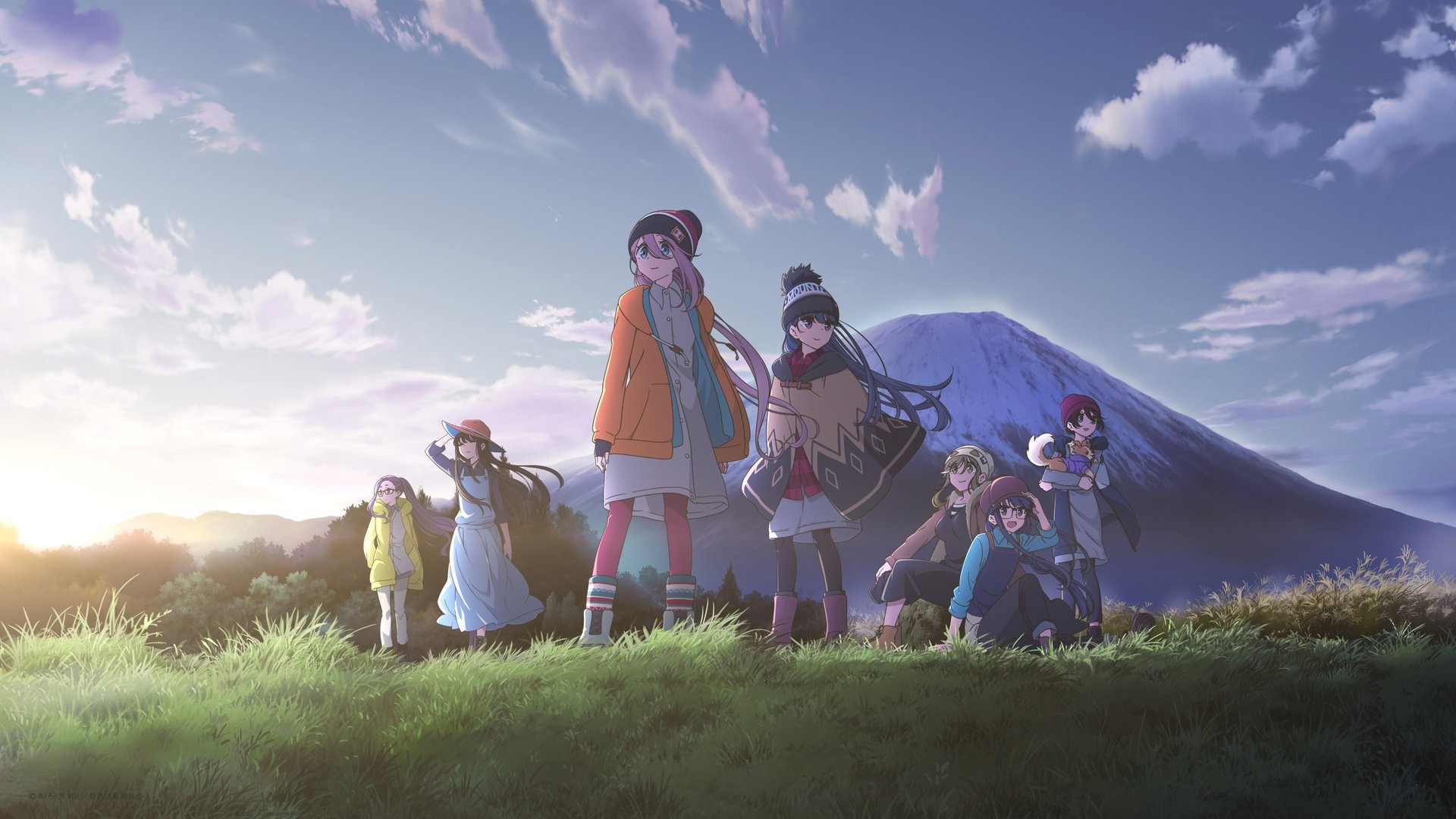 Laid-Back Camp Season 3 Episode 5 : Campfires and Beef Feasts