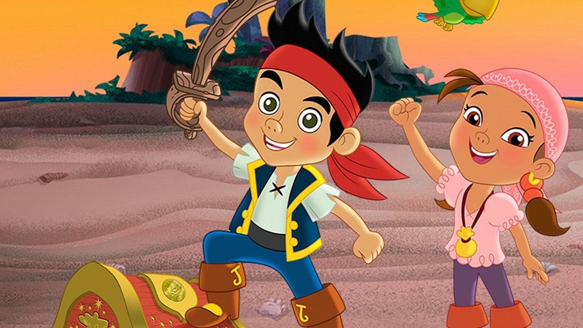 Jake and the Never Land Pirates Season 3 Episode 30 : Hook The Genie!