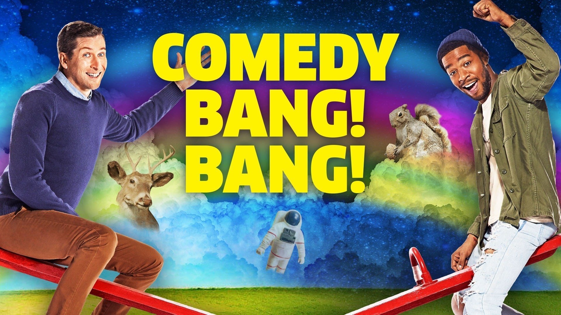 Comedy Bang! Bang! Season 2 Episode 14 : Rashida Jones Wears a Black Blazer & Flowered Pants