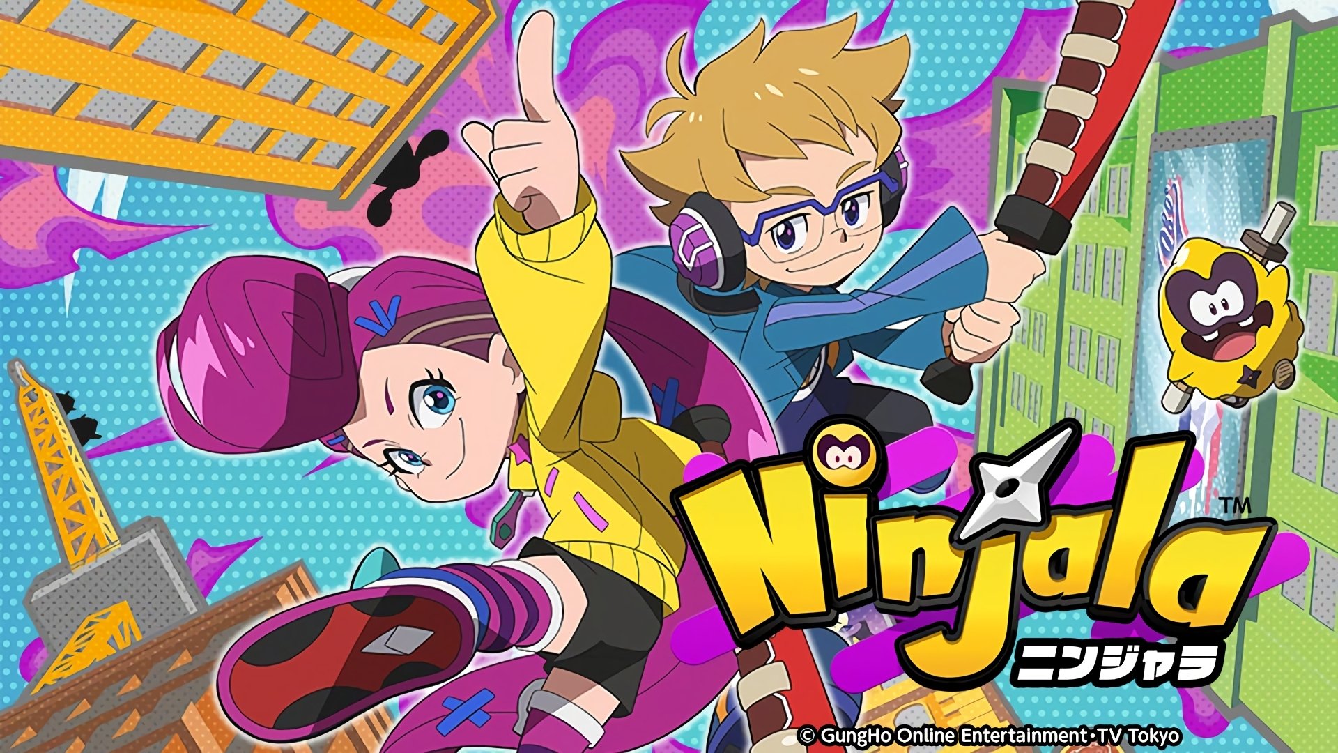 Ninjala the Animation Season 1 Episode 2 : A Long Day for Burton and Berecca!