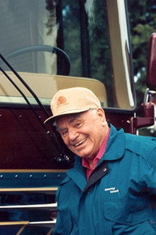 Ernest Borgnine on the Bus