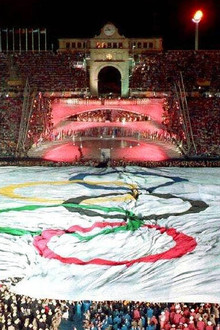 Ceremonia de inauguración juegos olímpicos Barcelona '92