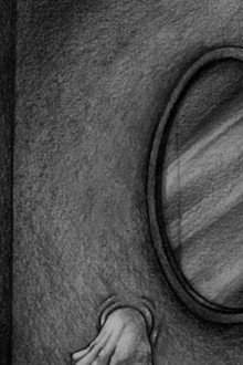 Les yeux fixes du miroir