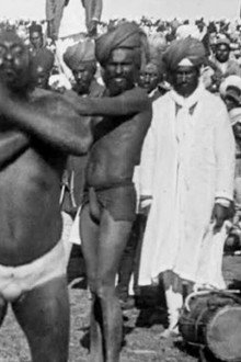 A Sword Dance Performed before the King and Queen in India